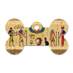 Egypt-horizontal-illustration Dog Tag Bone (two Sides) by Salman4z