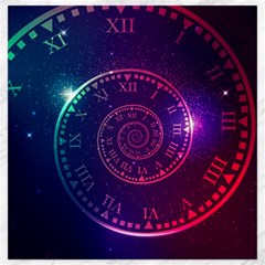 Time-machine Canvas 20  X 20  by Salman4z