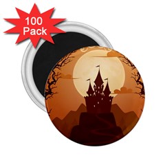 Beautiful-castle 2 25  Magnets (100 Pack)  by Salman4z