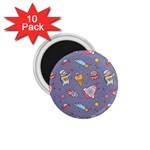 Outer-space-seamless-background 1.75  Magnets (10 pack)  Front