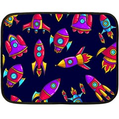 Space-patterns Two Sides Fleece Blanket (mini) by Salman4z