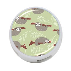 Sloths-pattern-design 4-port Usb Hub (one Side) by Salman4z