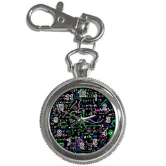 Math-linear-mathematics-education-circle-background Key Chain Watches by Salman4z