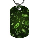 Bacteria-virus-seamless-pattern-inversion Dog Tag (One Side) Front