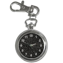Math-equations-formulas-pattern Key Chain Watches by Salman4z
