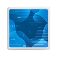 Abstract-classic-blue-background Memory Card Reader (square) by Salman4z