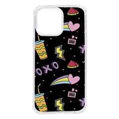 Cute-girl-things-seamless-background Iphone 14 Pro Max Tpu Uv Print Case by Salman4z