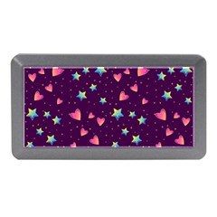 Colorful-stars-hearts-seamless-vector-pattern Memory Card Reader (mini) by Salman4z