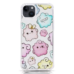 Cute-doodle-cartoon-seamless-pattern Iphone 14 Plus Tpu Uv Print Case by Salman4z