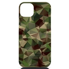 Abstract-vector-military-camouflage-background Iphone 14 Plus Black Uv Print Case by Salman4z