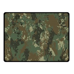 Camouflage-splatters-background Two Sides Fleece Blanket (small) by Salman4z