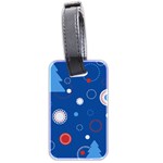 Christmas Pattern Tree Design Luggage Tag (two sides) Back