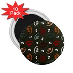 Art Halloween Pattern Creepy Design Digital Papers 2.25  Magnets (10 pack)  Front