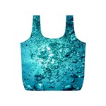 Nature Wallpaper Bubbles Water Bubbly Full Print Recycle Bag (S) Front
