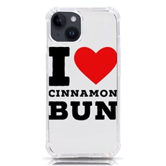 I Love Cinnamon Bun Iphone 14 Tpu Uv Print Case by ilovewhateva
