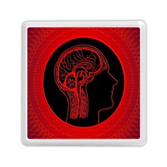 Artificial Intelligence Brain Think Memory Card Reader (square) by pakminggu