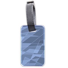 Lines Shapes Pattern Web Creative Luggage Tag (two Sides) by danenraven
