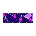 Purple Blue Geometric Pattern Sticker Bumper (10 pack) Front