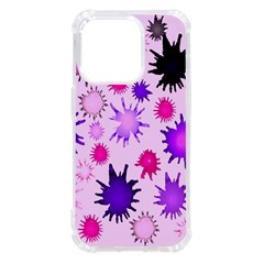 Inks Drops Black Paint Design Iphone 14 Pro Tpu Uv Print Case by danenraven