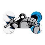 Sword Knight Fictional Character Legionary Warrior Dog Tag Bone (One Side) Front