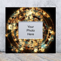 Science Fiction Background Fantasy White Wall Photo Frame 5  X 7  by danenraven
