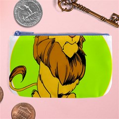 Lion Cartoon Parody Large Coin Purse by danenraven
