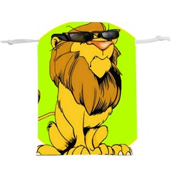 Lion Cartoon Parody Lightweight Drawstring Pouch (xl) by danenraven