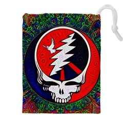 Grateful Dead Pattern Drawstring Pouch (5xl) by Mog4mog4