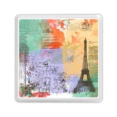 Scrapbook Paris Vintage France Memory Card Reader (square) by Mog4mog4