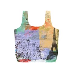 Scrapbook Paris Vintage France Full Print Recycle Bag (s) by Mog4mog4
