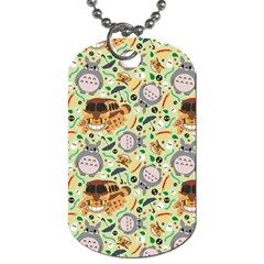 My Neighbor Totoro Pattern Dog Tag (one Side) by Mog4mog4