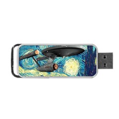 Star Starship The Starry Night Van Gogh Portable Usb Flash (two Sides) by Mog4mog4
