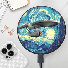 Star Starship The Starry Night Van Gogh Wireless Fast Charger(black) by Mog4mog4