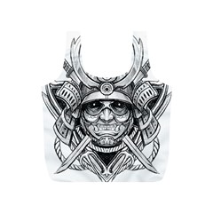 Drawing Samurai Tattoo Sketch Japanese Samurai Full Print Recycle Bag (s) by Mog4mog4