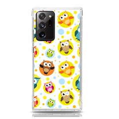 Owl Bird Cartoon Samsung Galaxy Note 20 Ultra Tpu Uv Case by Bakwanart