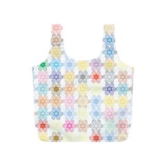 Spirals Twirls Abstract Geometric Art Pattern Full Print Recycle Bag (s) by Bakwanart