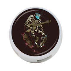 Astronaut Playing Guitar Parody 4-port Usb Hub (two Sides) by Bakwanart