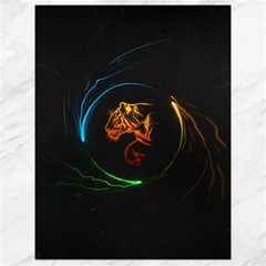 Orange Tiger Illustration Artwork Digital Art Canvas 18  X 24  by Bakwanart