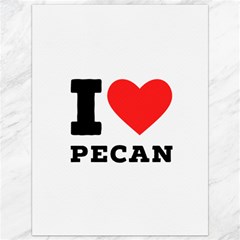 I Love Pecan Canvas 36  X 48  by ilovewhateva