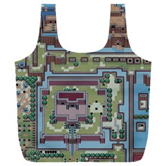 Arcade Game Retro Pattern Full Print Recycle Bag (xxxl) by Bakwanart