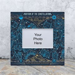 Position Of The Constellations Illustration Star Blue White Box Photo Frame 4  X 6  by Bakwanart