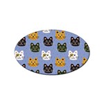 Cat Cat Background Animals Little Cat Pets Kittens Sticker Oval (10 pack) Front