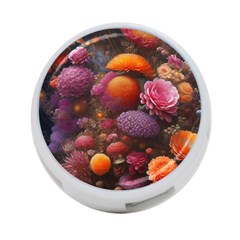 Flowers Blossoms Petals Blooms 4-port Usb Hub (two Sides) by 99art