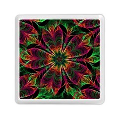Multicolored Flower Mandala Wallpaper Kaleidoscope Pattern Memory Card Reader (square) by 99art