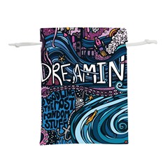Graffiti Art Psychedelic Art Graphic Design Modern Art Lightweight Drawstring Pouch (m) by 99art