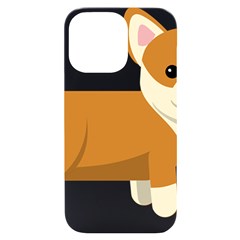 Corgi Dog Puppy Iphone 14 Pro Max Black Uv Print Case by 99art