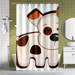 Animation-dog-cute-cartoon-drawing Shower Curtain 48  X 72  (small)  by 99art