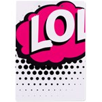 Lol-acronym-laugh-out-loud-laughing A4 Acrylic Clipboard Back