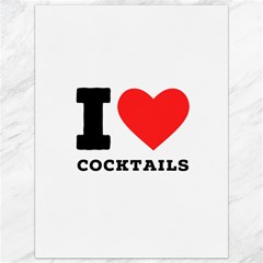 I Love Cocktails  Canvas 36  X 48  by ilovewhateva