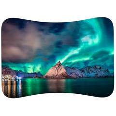 Amazing Aurora Borealis Colors Velour Seat Head Rest Cushion by B30l